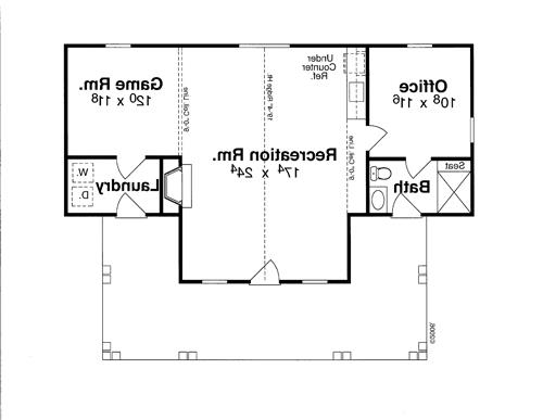 Floor Plan image of LAVINE House Plan
